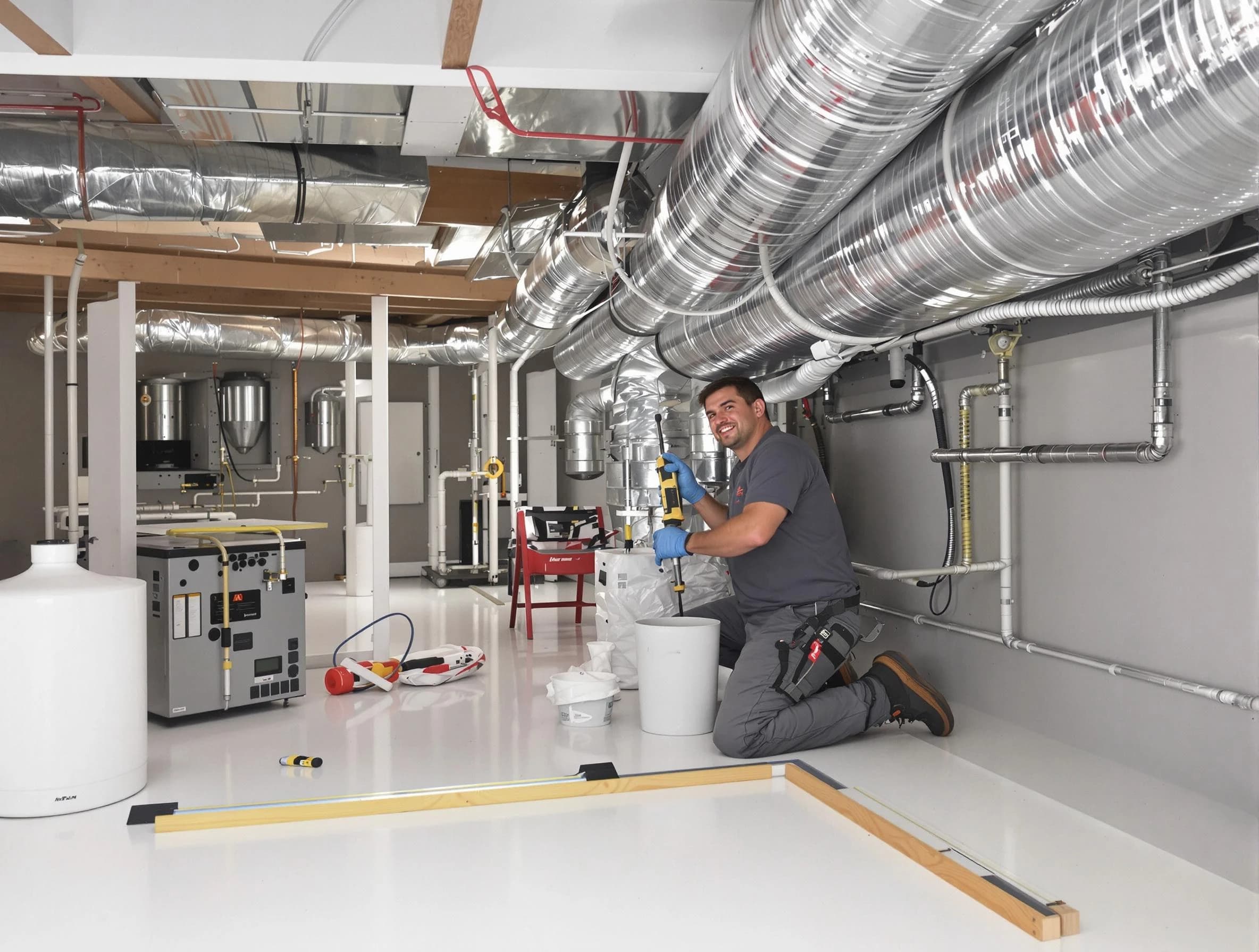 Professional duct sealing service by Palmetto Air Duct Cleaning in Palmetto