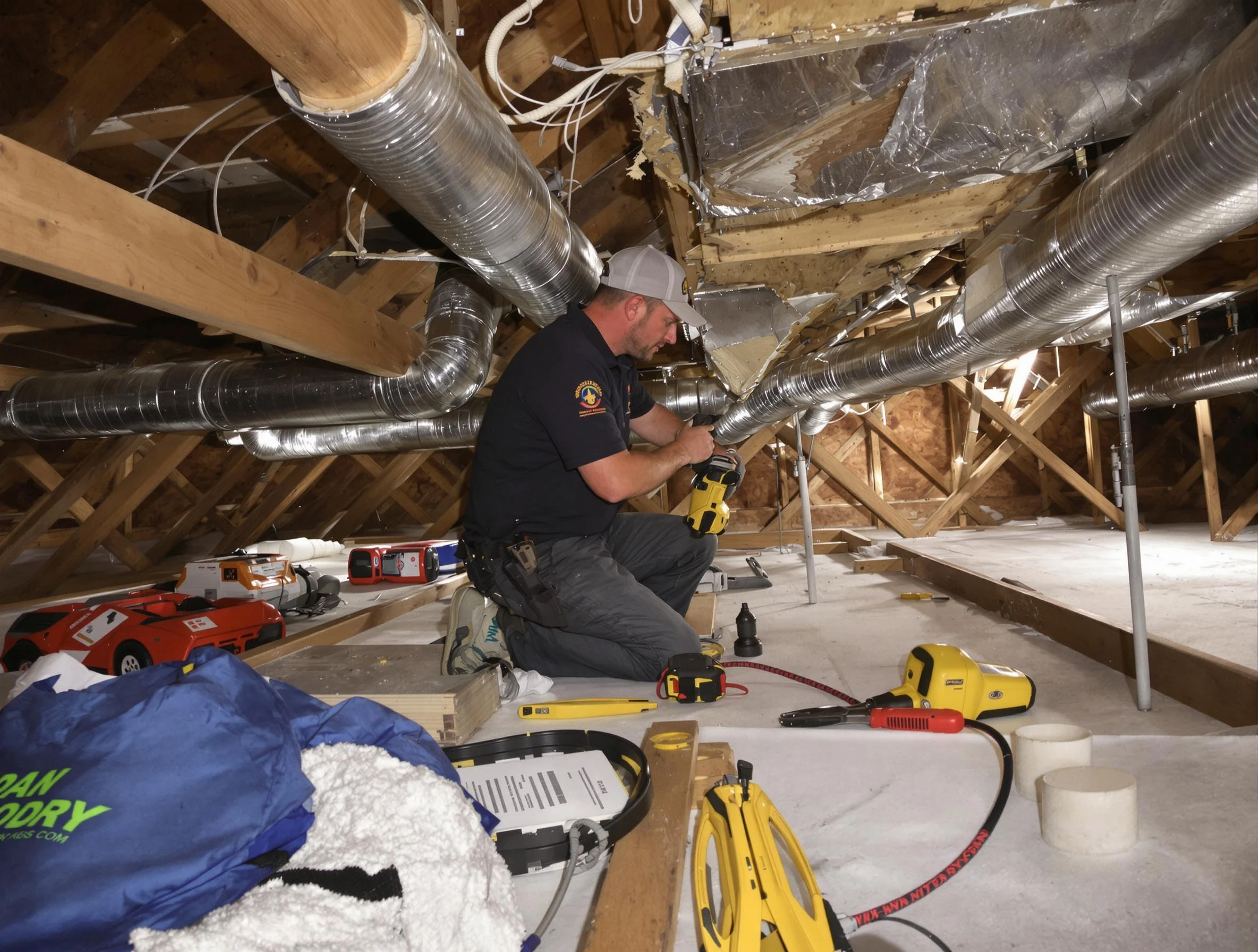 Professional air duct repair by Palmetto Air Duct Cleaning in Palmetto