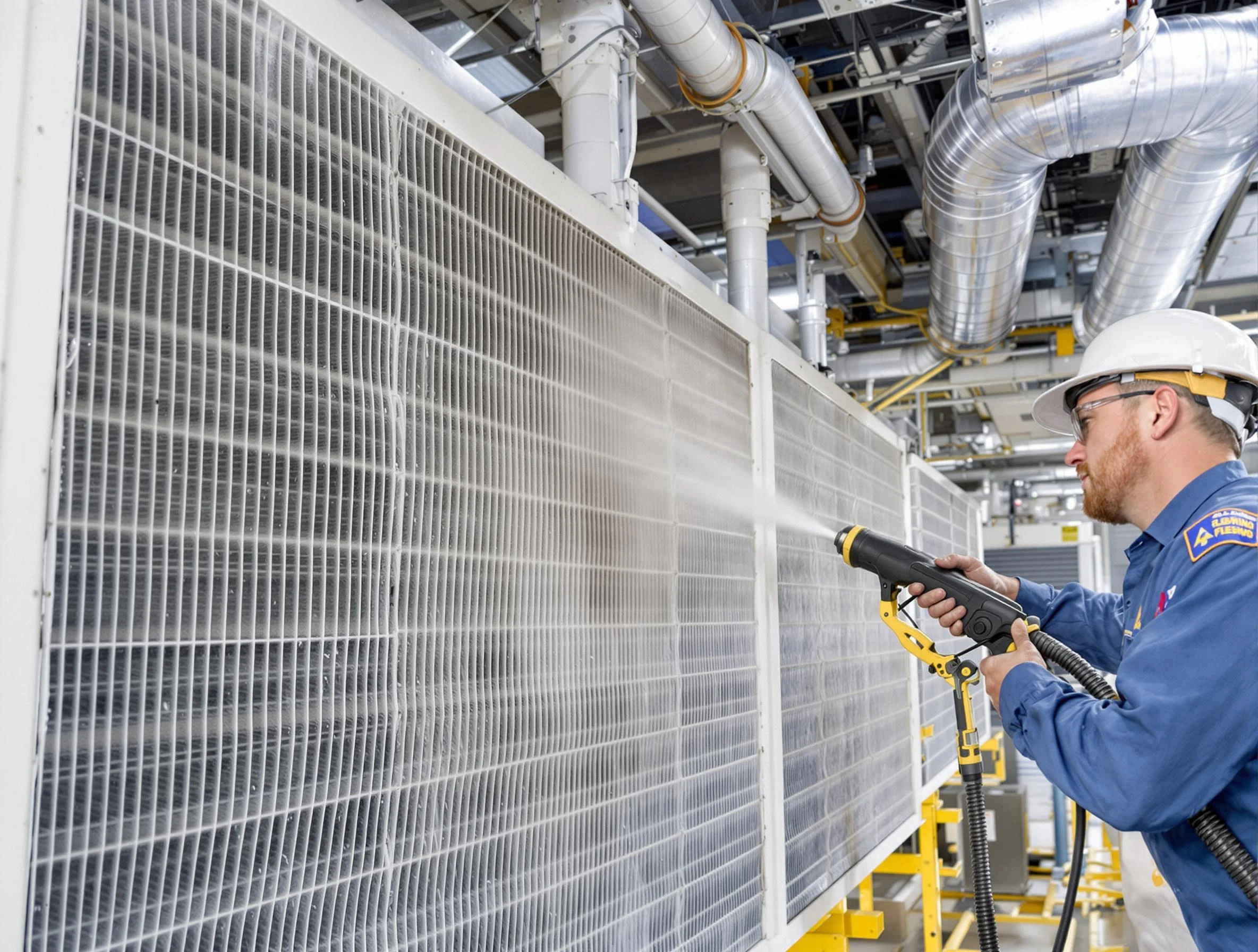 Professional commercial coil cleaning by Palmetto Air Duct Cleaning in Palmetto