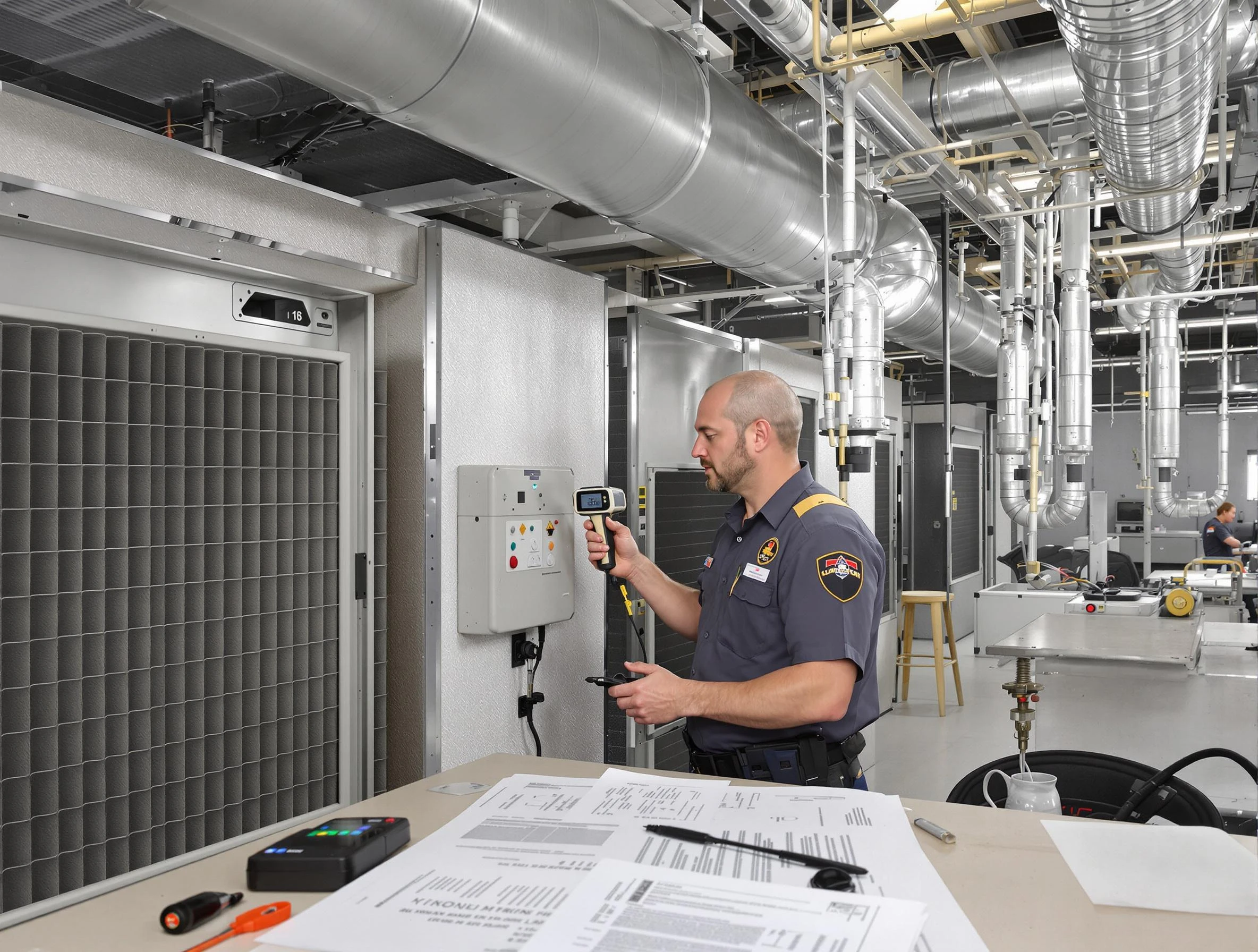 Professional filter system inspection by Palmetto Air Duct Cleaning in Palmetto