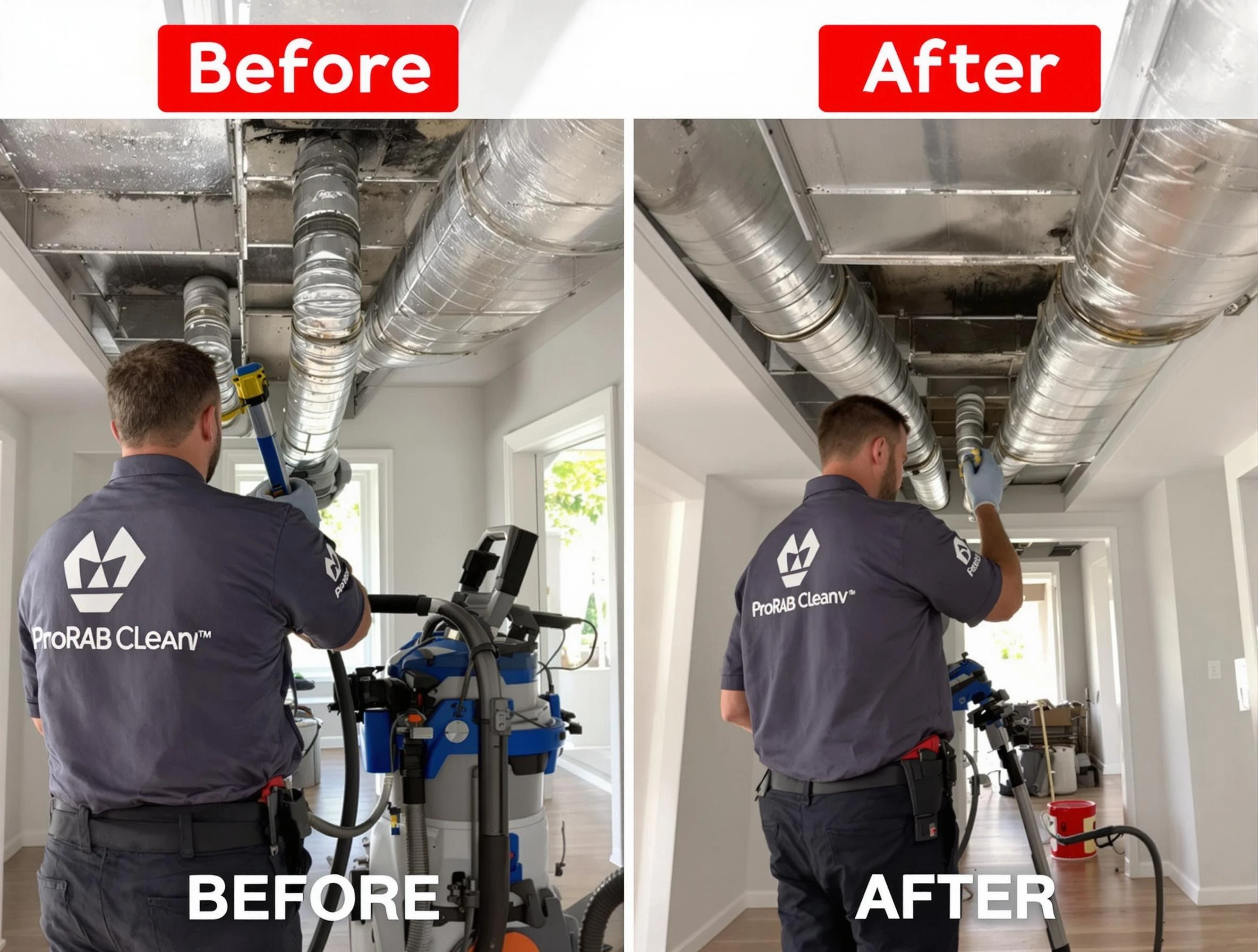 Palmetto Air Duct Cleaning expert performing thorough residential duct cleaning in a Palmetto home